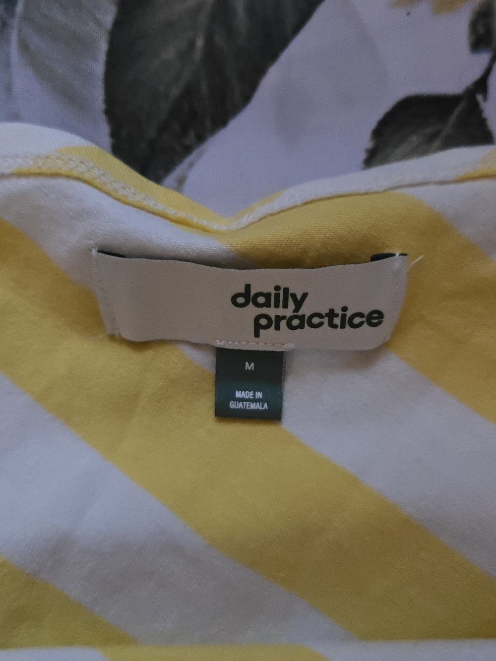 Anthropologie Daily Practice Yellow & White Striped Dress - Picture 4 of 6